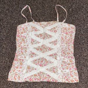 Floral tank top